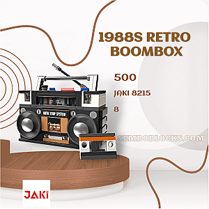 JAKI 8215 Creator Expert 1988S Retro Boombox