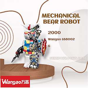 Wangao 188002 Creator Expert Mechanical Bear Robot