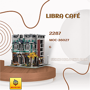 MOC Factory 36027 Modular Building Libra Café