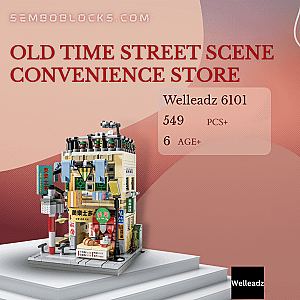 Welleadz 6101 Modular Building Old Time Street Scene Convenience Store