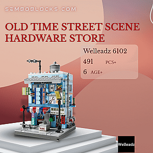 Welleadz 6102 Modular Building Old Time Street Scene Hardware Store