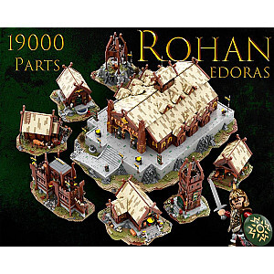 MOC Factory 141103 Movies and Games Edoras Rohan Bundle 8 in 1