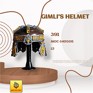 MOC Factory 140506 Movies and Games Gimli's Helmet