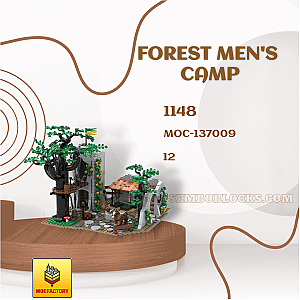 MOC Factory 137009 Modular Building Forest Men's Camp