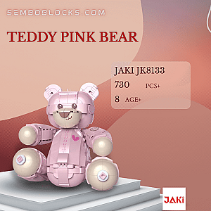 JAKI JK8133 Creator Expert Teddy Pink Bear