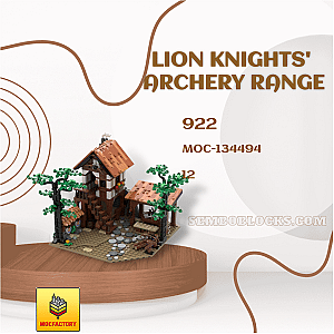 MOC Factory 134494 Modular Building Lion Knights' Archery Range