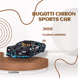 Custom KK6892 Technician Bugatti Chiron Sports Car
