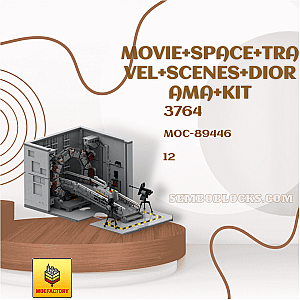 MOC Factory 89446 Star Wars Movie Space Travel Scenes Diorama Kit