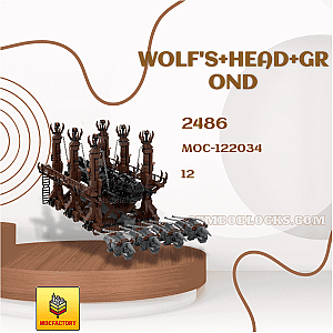 MOC Factory 122034 Movies and Games Wolf's Head Grond