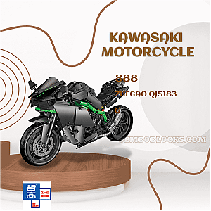 ZHEGAO QJ5183 Technician Kawasaki Motorcycle