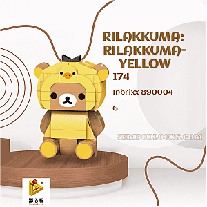 PANLOSBRICK 890004 Creator Expert Rilakkuma: Rilakkuma-Yellow