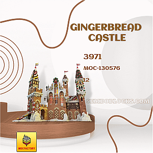 MOC Factory 130576 Modular Building Gingerbread Castle