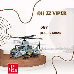 JIESTAR 61028 Military AH-1Z VIPER