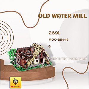 MOC Factory 89448 Creator Expert Old Water Mill