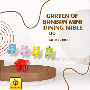 MOC Factory 89450 Creator Expert Garten of Banban Mini Dining Table