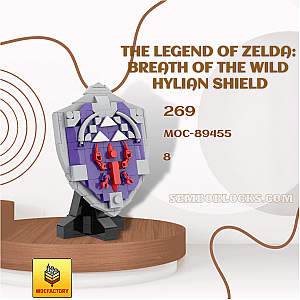 MOC Factory 89455 Movies and Games The Legend of Zelda: Breath of the wild Hylian Shield