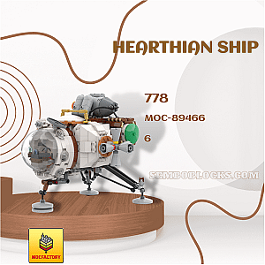 MOC Factory 89466 Space Hearthian Ship