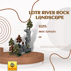 MOC Factory 124325 Movies and Games LOTR River Rock Landscape