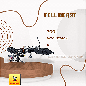 MOC Factory 129484 Movies and Games Fell Beast