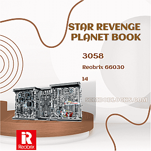 REOBRIX 66030 Star Wars Star Revenge Planet Book