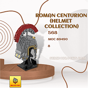MOC Factory 89490 Movies and Games Roman Centurion (Helmet Collection)