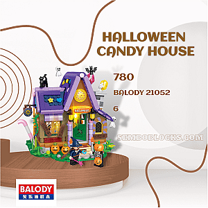 BALODY 21052 Creator Expert Halloween Candy House