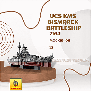 MOC Factory 29408 Military UCS KMS Bismarck Battleship