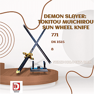 DK 1515 Movies and Games Demon Slayer: Tokitou Muichirou Sun Wheel Knife