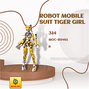 MOC Factory 89461 Creator Expert Robot Mobile Suit Tiger Girl