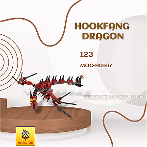 MOC Factory 90167 Movies and Games Hookfang Dragon