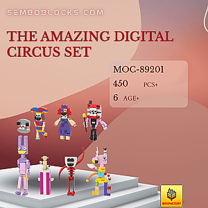 MOC Factory 89201 Movies and Games The Amazing Digital Circus Set
