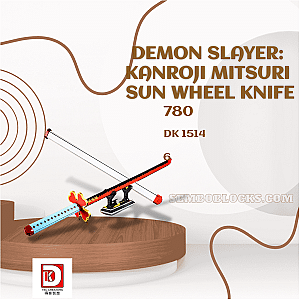 DK 1514 Movies and Games Demon Slayer: Kanroji Mitsuri Sun Wheel Knife