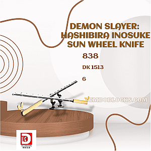 DK 1513 Movies and Games Demon Slayer: Hashibira Inosuke Sun Wheel Knife
