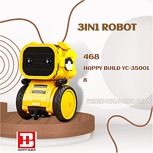 HAPPY BUILD YC-35001 Creator Expert 3IN1 Robot