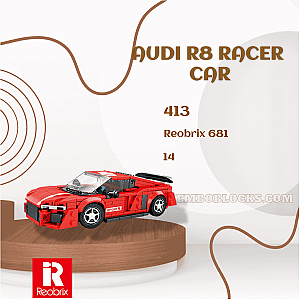 REOBRIX 681 Technician Audi R8 Racer Car