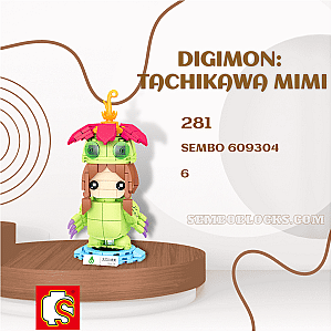 SEMBO 609304 Creator Expert Digimon: Tachikawa Mimi