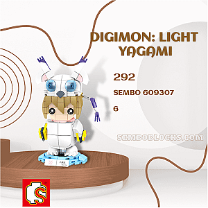 SEMBO 609307 Creator Expert Digimon: Light Yagami
