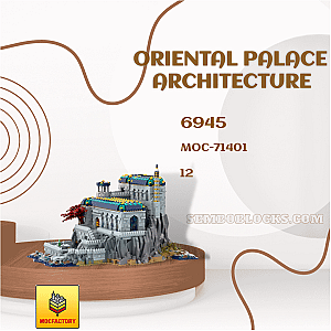 MOC Factory 71401 Modular Building Oriental Palace Architecture