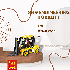 WANGE 2889 Technician S89 Engineering Forklift