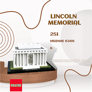 HSANHE 6366 Modular Building Lincoln Memorial