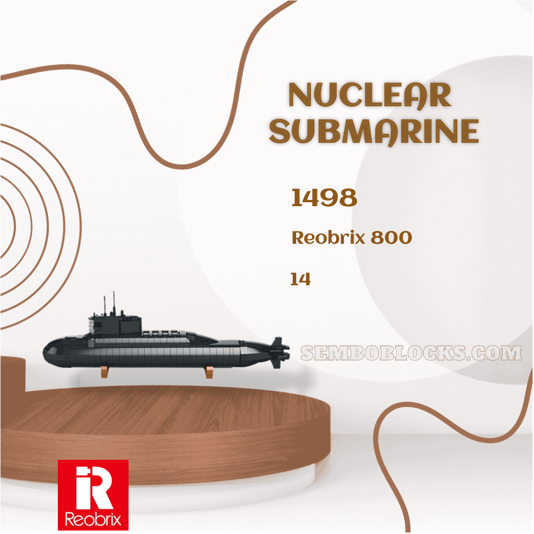 REOBRIX 800 Military Nuclear Submarine | SEMBO Blocks Shop ⚡️ Official ...