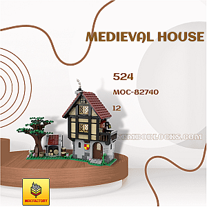 MOC Factory 82740 Modular Building Medieval House