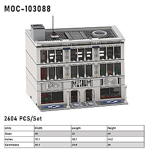 MOC Factory 103088 Modular Building Museum Of Natural History