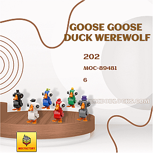 MOC Factory 89481 Creator Expert Goose Goose Duck Werewolf
