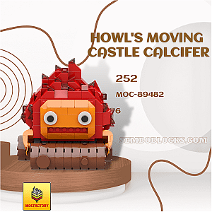 MOC Factory 89482 Movies and Games Howl's Moving Castle Calcifer