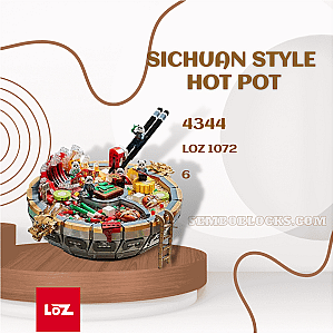 LOZ 1072 Creator Expert Sichuan Style Hot Pot