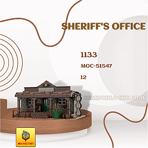 MOC Factory 51547 Modular Building Sheriff's Office
