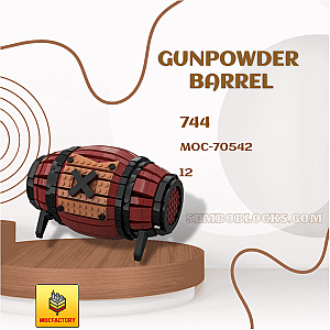 MOC Factory 70542 Creator Expert Gunpowder Barrel
