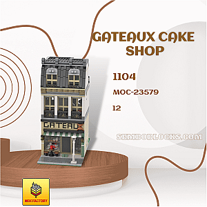 MOC Factory 23579 Modular Building Gateaux Cake Shop