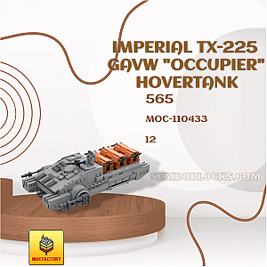 MOC Factory 110433 Star Wars Imperial TX-225 GAVw "Occupier" Hovertank